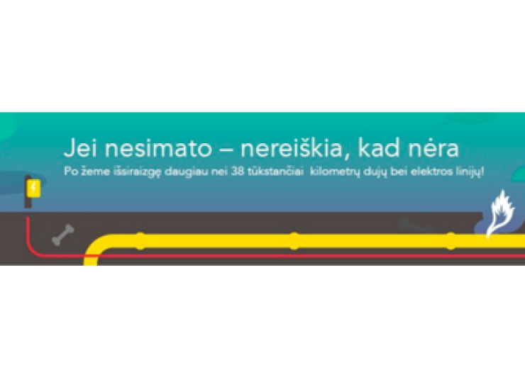 Elektros energijos skirstymo operatorius (ESO) atkreipia dėmesį dėl žemės kasimo darbų vykdymo