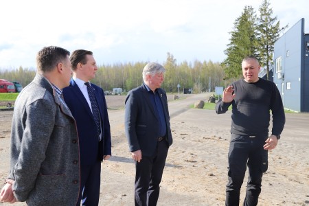Žemės ūkio ministras Kęstutis Navickas lankėsi Raseinių rajone