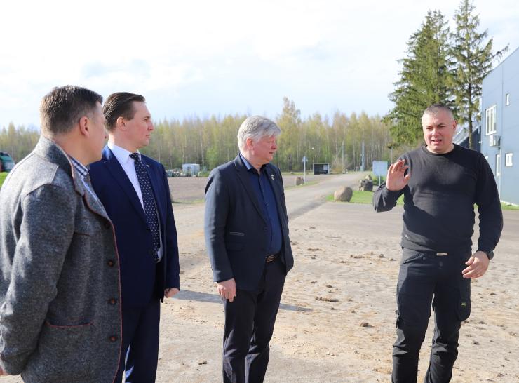 Žemės ūkio ministras Kęstutis Navickas lankėsi Raseinių rajone