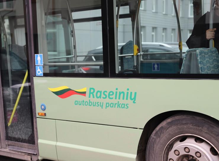 Raseinių rajone keleiviai galės nemokamai važiuoti vietinio (priemiesčio ir miesto) reguliaraus susisiekimo autobusų maršrutais