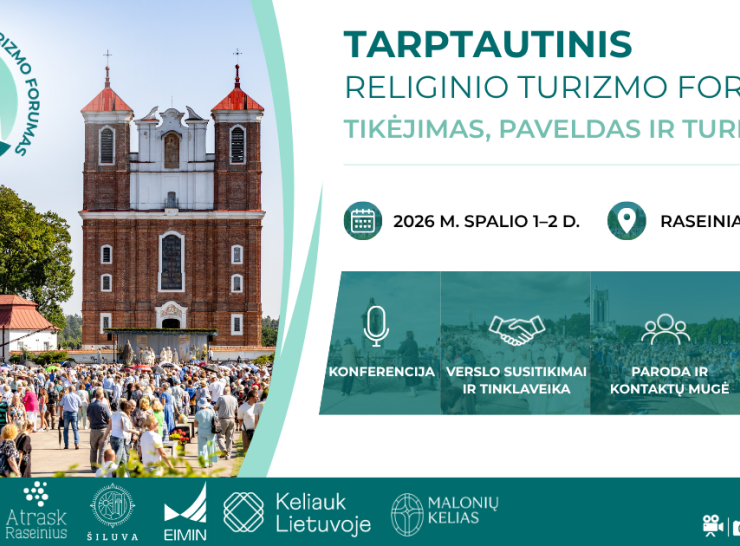 Užsienio kelionių organizatoriai ieško naujų krypčių – Lietuvos turizmo verslui galimybė pasiekti pirkėjus iš įvairiausių šalių!