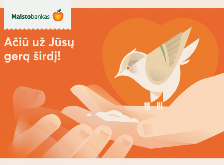 Gegužės 7-8 dienomis vyks Maisto banko akcija