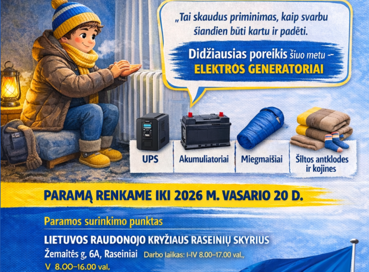 Tamsa neturi nugalėti – kviečiame prisidėti prie paramos Žmerynkos bendruomenei