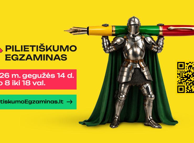 Kviečiame registruotis į Pilietiškumo egzaminą