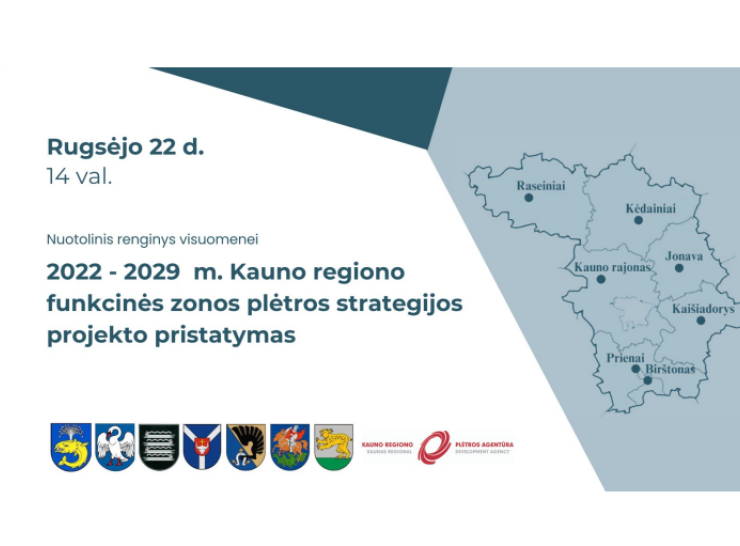Kauno regiono funkcinės zonos plėtros strategijos projekto pristatymas