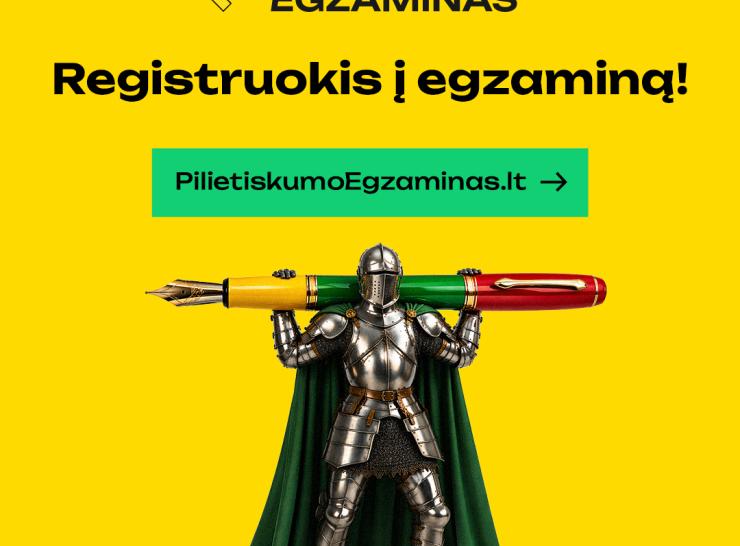Kiek esi pasirengęs? Priimk Pilietiškumo egzamino iššūkį