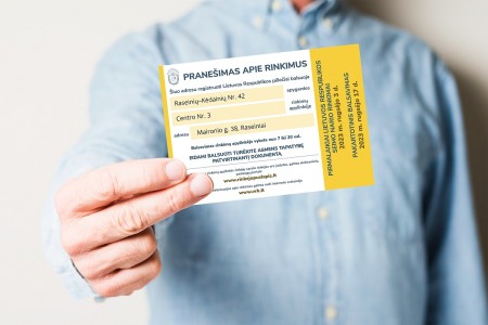 Informacija Raseinių ir Kėdainių rajonų savivaldybių rinkėjams: kada ir kur balsuoti?