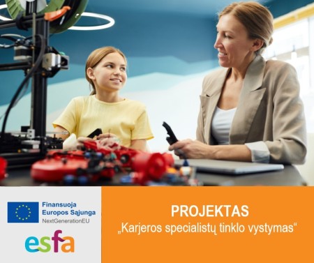 Raseinių rajono savivaldybė dalyvauja projekte „Karjeros specialistų tinklo vystymas“