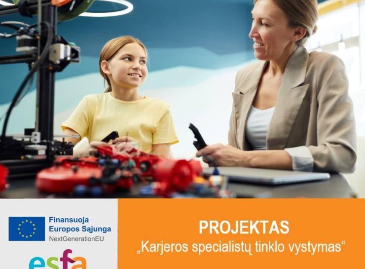 Raseinių rajono savivaldybė dalyvauja projekte „Karjeros specialistų tinklo vystymas“