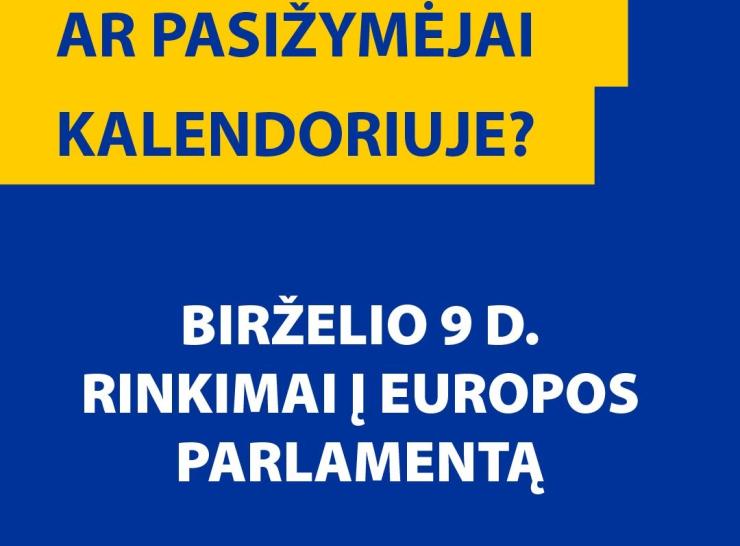 Informacija rinkėjams apie 2024 m. birželio 9 d. rinkimus į Europos Parlamentą