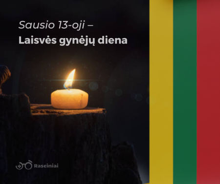 Savivaldybės vadovų sveikinimas Sausio 13-osios proga