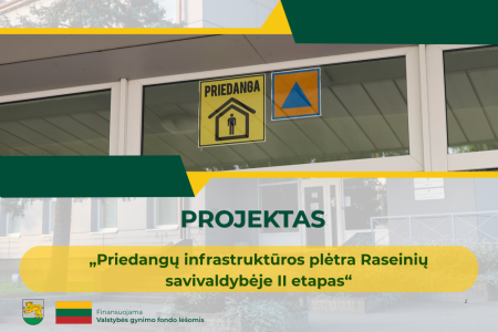 Raseinių rajone tęsiama priedangų infrastruktūros plėtra – pradedamas antrasis etapas