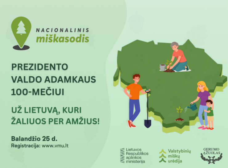 Kviečiame dalyvauti Nacionaliniame miškasodyje