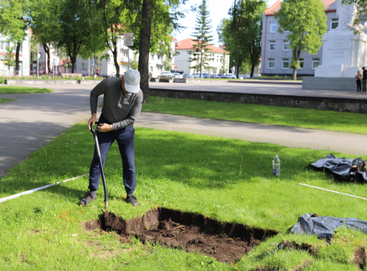 Žemaičio aikštėje pradedami archeologiniai tyrimai