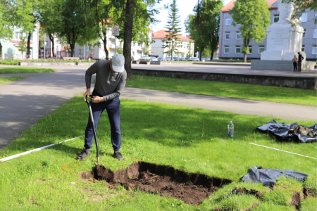 Žemaičio aikštėje pradedami archeologiniai tyrimai