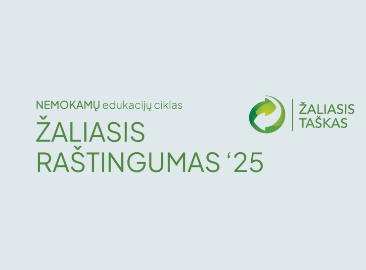 Kviečiame jungtis prie nemokamo edukacijų ciklo „Žaliasis raštingumas“