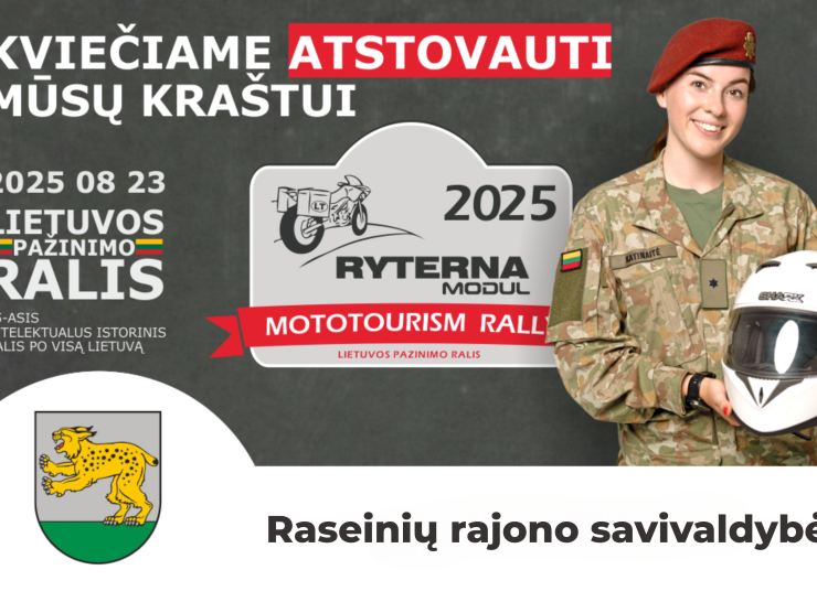 Kviečiame prisijungti prie „Mototurizmo ralio 2025“ – atstovaukime savo kraštui kartu