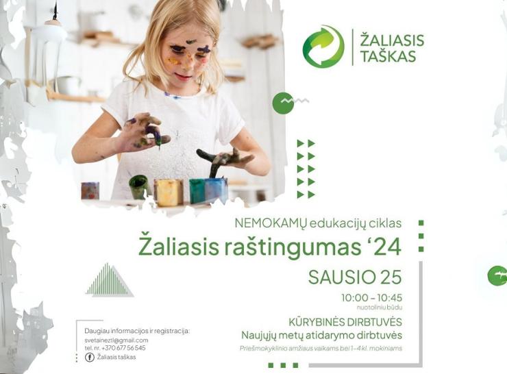 Nemokamos edukacijos „Žaliasis raštingumas“