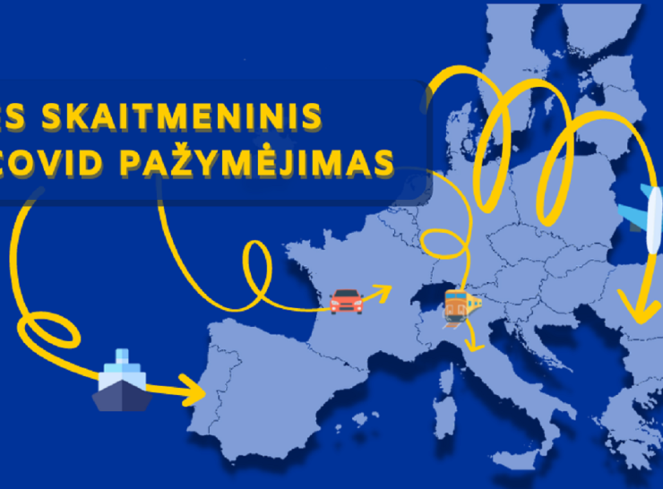 Nauja dokumento forma kelionėms po Europą: Lietuvos gyventojams išduodami pirmieji ES Skaitmeniniai COVID pažymėjimai 