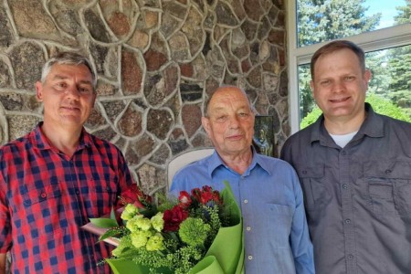 Artėjant 91-ajam gimtadieniui – sveikinimai Garbės piliečiui Antanui Siudikui
