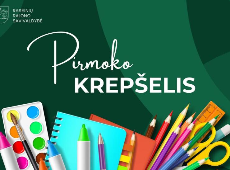 Rugsėjo 1-oji Raseinių rajono pirmokams: džiugi pradžia ir Savivaldybės mero dovana