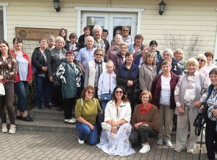 Akstinų kaimo bendruomenė gerosios patirties sėmėsi Klaipėdos rajone