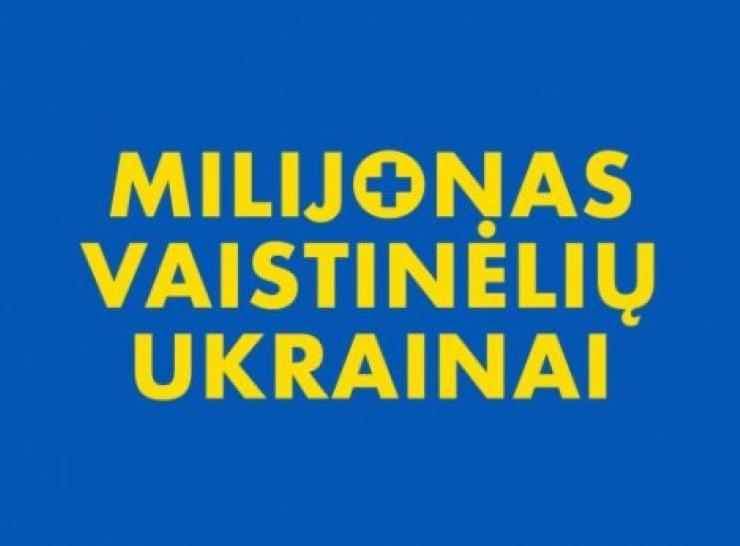 Vykdoma ambicinga pilietinė akcija „Milijonas vaistinėlių Ukrainai“
