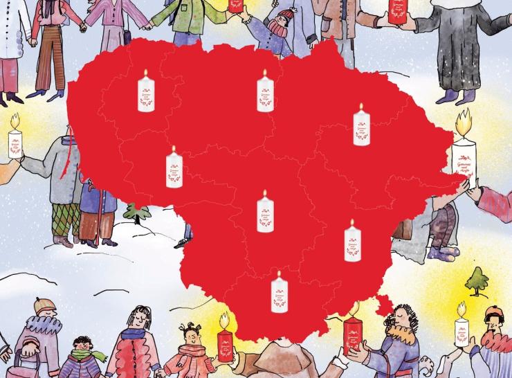 Tautiečiai visame pasaulyje kviečiami virtualiai uždegti žvakelę – ištiesti pagalbos ranką vargstančiam