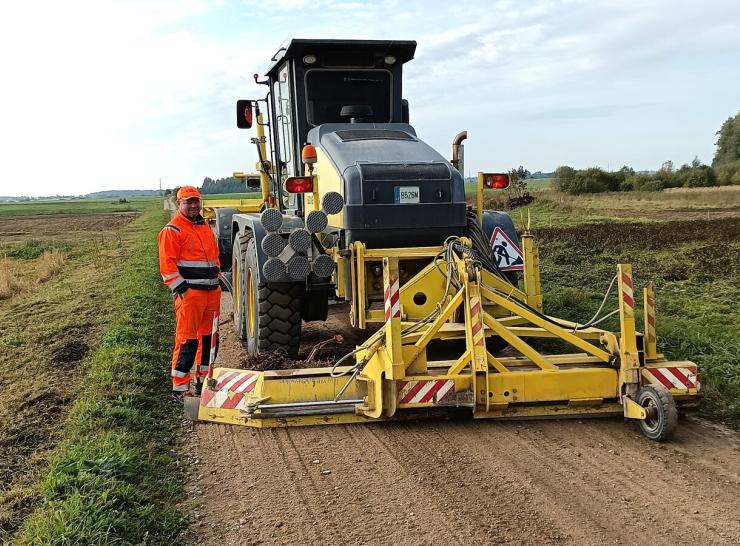 Rajono seniūnijos ir rudens sezonu užtikrina kokybišką viešąją infrastruktūrą ir aplinką