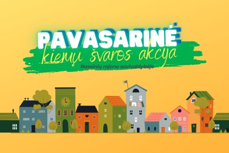 Visame rajone pradedama pavasarinė kiemų ir pastatų švaros akcija