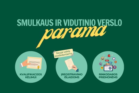 Kviečiame pasinaudoti smulkaus ir vidutinio verslo parama