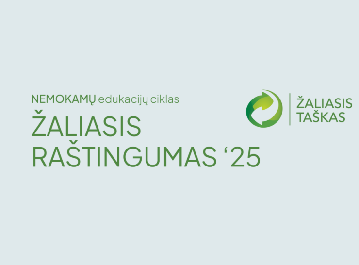 Kviečiame jungtis prie NEMOKAMO nuotolinių edukacijų ciklo „Žaliasis raštingumas“